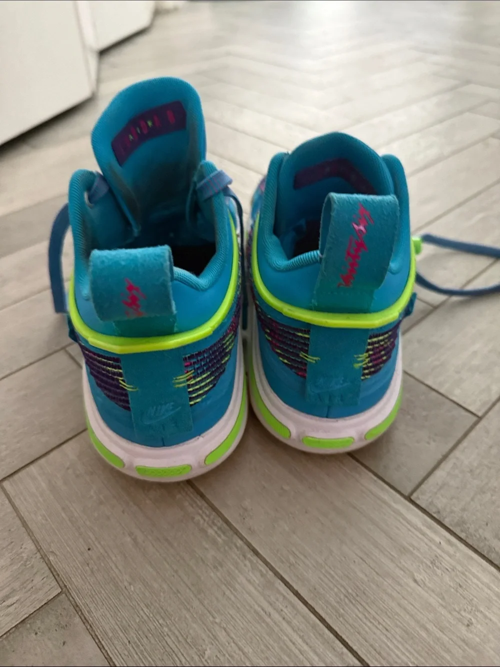 Jordan Teal Multicolor Athletic Shoes